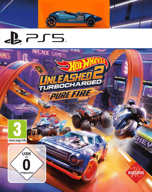 Hot Wheels Unleashed 2 Turbocharged box art for Playstation 5